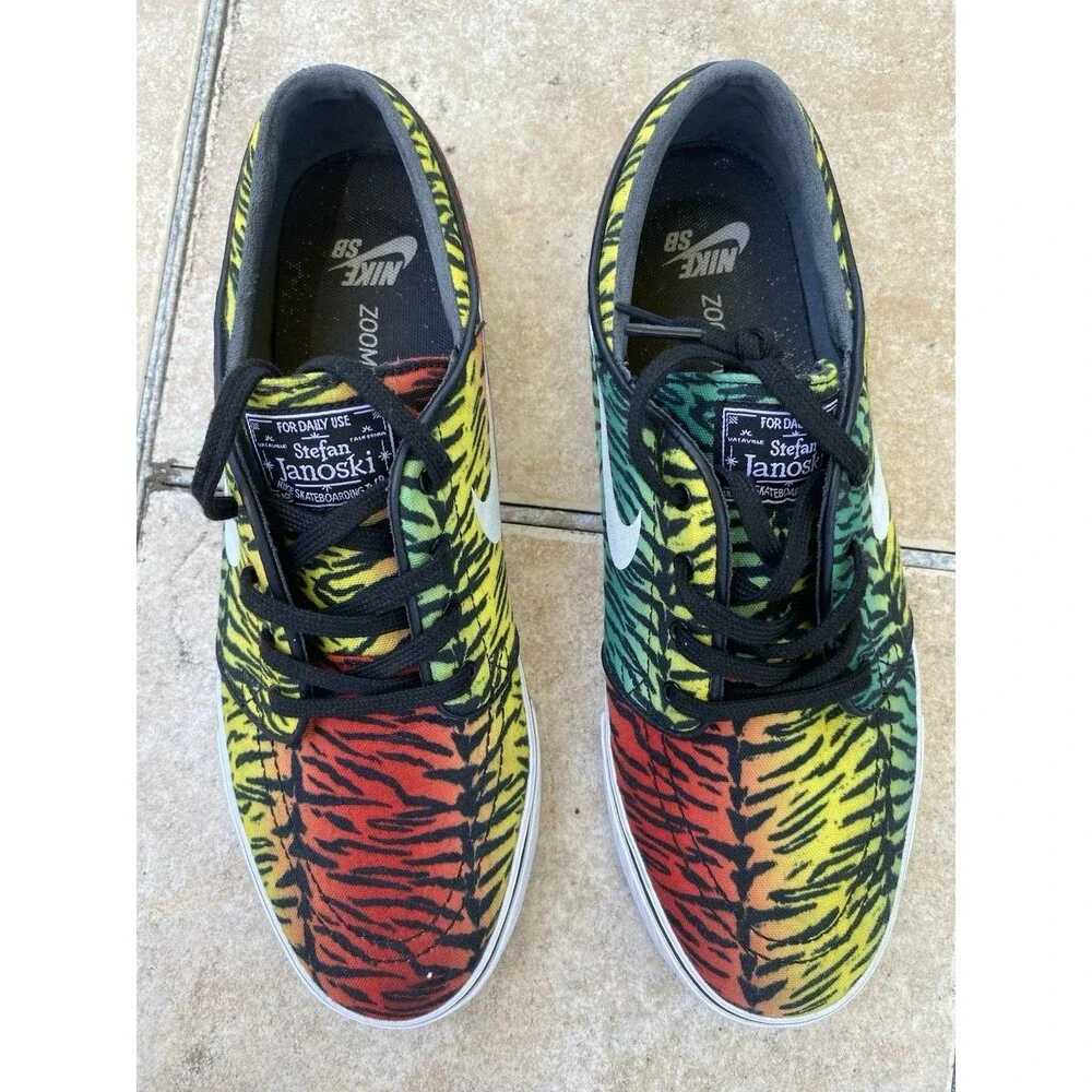 Nike SB Stefan Janoski Zoom Air Tiger Pack Animal Print ReggaeLow Top 615957-613